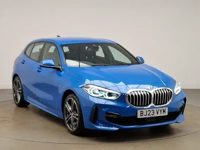Used BMW 118 M Sport 136 HP (100 kW) 2023 Blue Hatchback