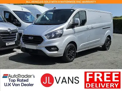 Used Ford Transit Custom Limited 130 HP (95 kW) 2023 Silver Van