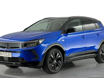 Begagnad Vauxhall Grandland X GS Line 131 HK (96 kW) 2022 Blå SUV