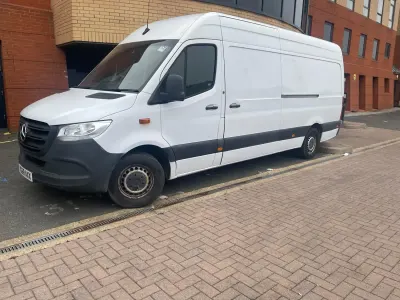 Begagnad Mercedes Sprinter 2018 Vit Van