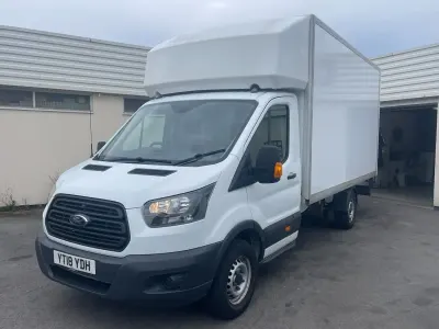 Used Ford Transit 130 HP (95 kW) 2018 White Cabriolet