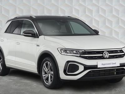 White Used 2023 VW T-Roc R-line SUV | £24,497 (Fair price)