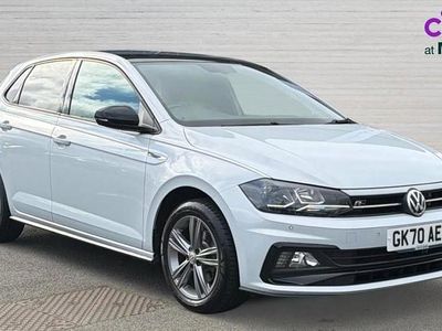 Used VW Polo R-line 115 HP (84 kW) 2020 White silver metallic black Hatchback