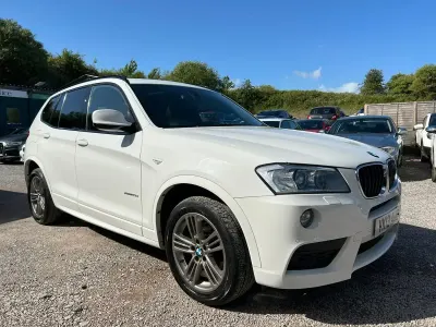 Used BMW X3 M Sport 180 HP (132 kW) 2013 White SUV