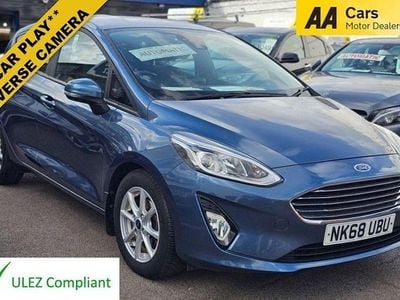 Used Ford Fiesta Zetec 100 HP (73 kW) 2019 Blue Hatchback