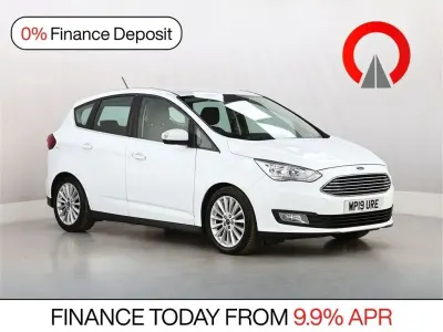 Second-hand Ford C-MAX Titanium 125 CP (91 kW) 2019 Alb Monovolum