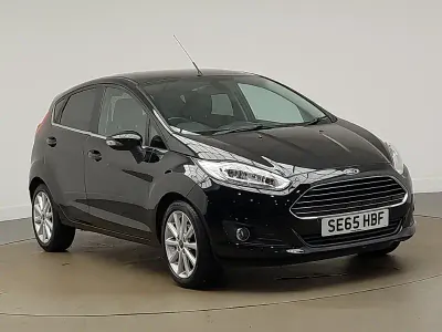 Used Ford Fiesta Titanium 100 HP (73 kW) 2015 Black Hatchback