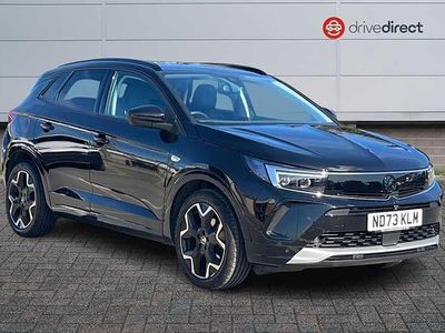 Used Vauxhall Grandland X Ultimate 130 HP (95 kW) 2023 Black SUV
