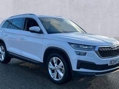 Used Skoda Kodiaq SE L Executive 150 HP (110 kW) 2024 White SUV