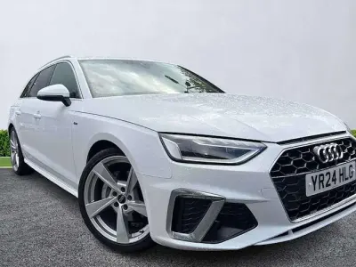 Used Audi A4 S-Line 204 HP (150 kW) 2024 White Estate