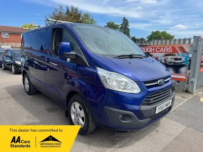 Used Ford Transit Custom Limited 125 HP (91 kW) 2015 Blue Van