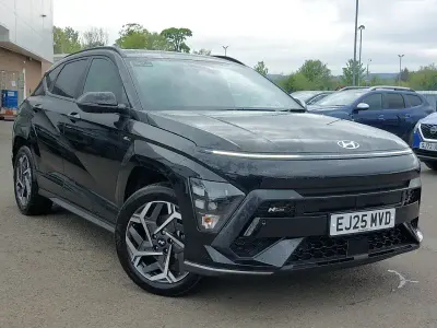 Second-hand Hyundai Kona N Line 129 CP (94 kW) 2025 Negru SUV