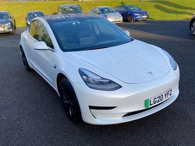White Used 2020 Tesla Model 3 Standard Range Sedan | £15,995 (Fair price)