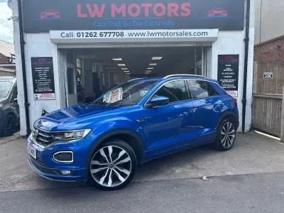 Used VW T-Roc R-line 2021 Blue SUV