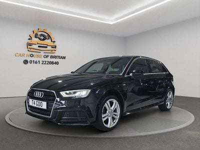 Used Audi A3 Sportback S-Line 2016 Black Hatchback