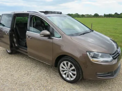 Used VW Sharan SEL 170 HP (125 kW) 2012 Brown MPV