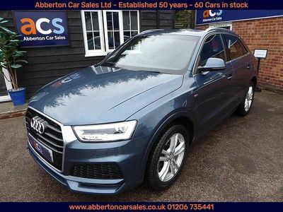 Used Audi Q3 S-Line 150 HP (110 kW) 2017 Blue SUV