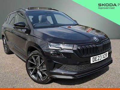 Used Skoda Karoq SportLine 187 HP (137 kW) 2023 Black magic pearl effect SUV