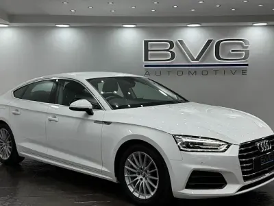 Used Audi A5 Sportback 150 HP (110 kW) 2018 White Hatchback
