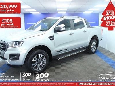 Silver Used 2021 Ford Ranger Wildtrack Pickup | £20,999 (Good price)