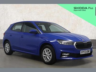 Used Skoda Fabia Comfort 110 HP (80 kW) 2023 Blue Hatchback