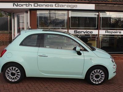 Used Fiat 500 Lounge 69 HP (50 kW) 2017 Green Hatchback