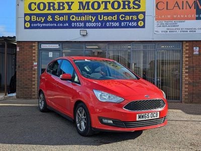 Used Ford C-MAX Zetec 125 HP (91 kW) 2015 Red MPV