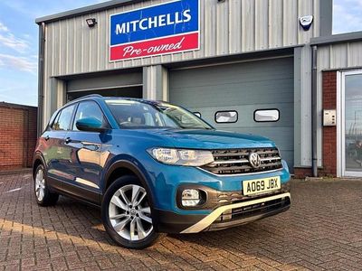 Used VW T-Cross SE 115 HP (84 kW) 2019 Blue SUV