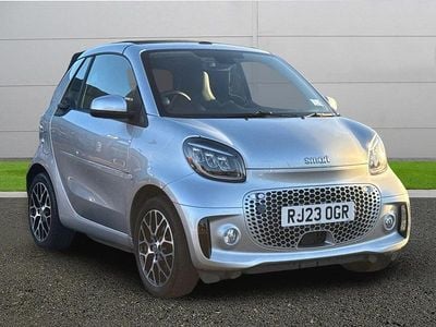 Silver Used 2023 Smart ForTwo Electric Drive Prime Exclusive Cabriolet | £12,999 (Fair price)