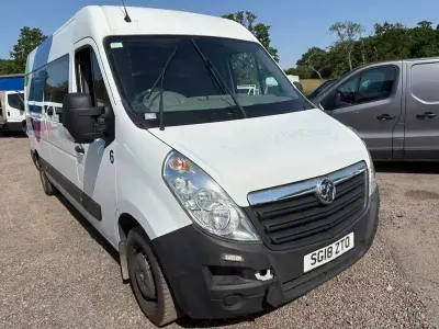 Used Vauxhall Movano 130 HP (95 kW) 2018 White MPV