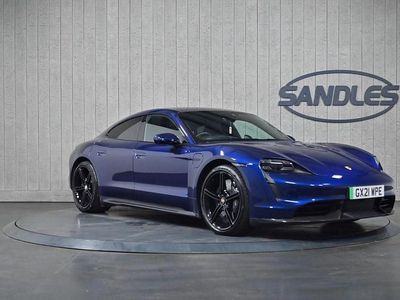 Blue Used 2021 Porsche Taycan Performance Package Sedan | £58,999 (Fair price)