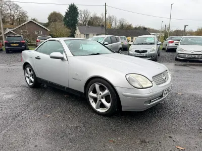 Used Mercedes SLK230 1997 Silver Cabriolet
