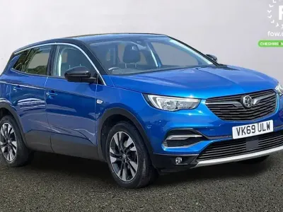 Used Vauxhall Grandland X Sport 131 HP (96 kW) 2019 Blue SUV