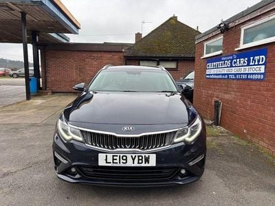 Used Kia Optima 134 HP (98 kW) 2019 Blue Estate