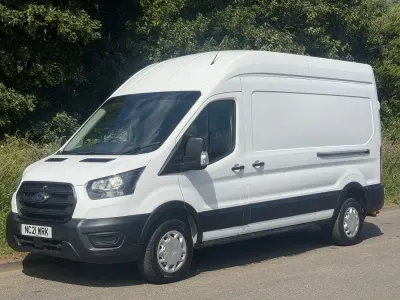 Used Ford Transit 130 HP (95 kW) 2021 White Van