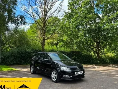 Used VW Polo Edition 90 HP (66 kW) 2017 Black Hatchback