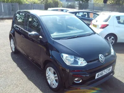 Used VW up! high up! 90 HP (66 kW) 2017 Black Hatchback