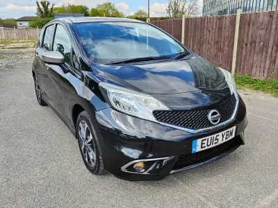 Used Nissan Note N-TEC 80 HP (58 kW) 2015 Black Hatchback