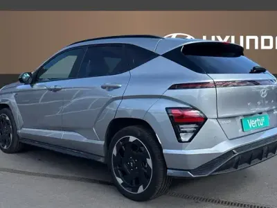 Gebraucht Hyundai Kona N Line 160 kW (218 PS) 2024 Silber SUV