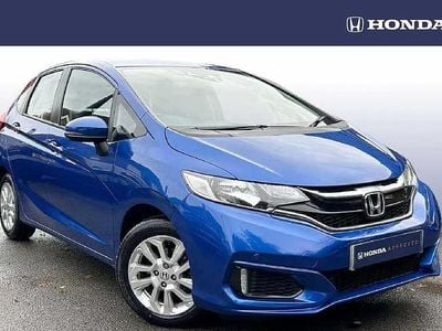 Brilliant sporty blue Used 2019 Honda Jazz SE Hatchback | £13,500 (A bit pricey)