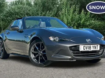 Usado Mazda MX5 Inclusive 160 HP (117 kW) 2018 Cinzento Cabrios