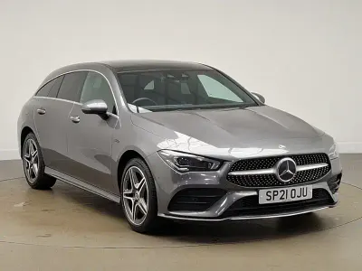 Used Mercedes CLA250e AMG Line Premium Plus 218 HP (160 kW) 2021 Grey Sedan