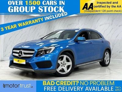 Used Mercedes GLA250 AMG line 211 HP (155 kW) 2014 Blue SUV