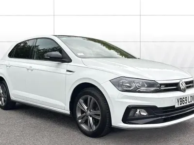 Używany VW Polo R-line 95 KM (69 kW) 2020 Biały Hatchback