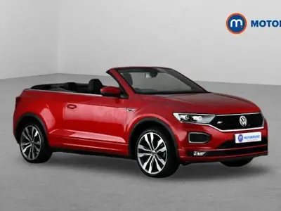 Second-hand VW T-Roc Cabriolet R-line 150 CP (110 kW) 2021 Roșu Cabrio