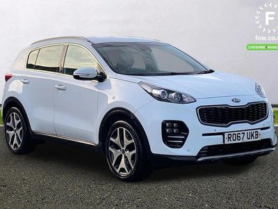 White Used 2017 Kia Sportage GT-Line SUV | £11,199 (Fair price)