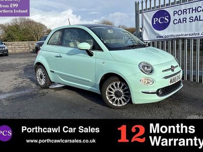 Used Fiat 500 Lounge 85 HP (62 kW) 2015 Green Hatchback