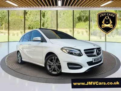 Used Mercedes B200 Exclusive 156 HP (114 kW) 2018 White Hatchback