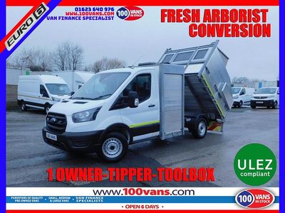 Used Ford Transit 130 HP (95 kW) 2020 White Cabriolet