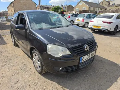 Used VW Polo Match 60 HP (44 kW) 2009 Black Hatchback
